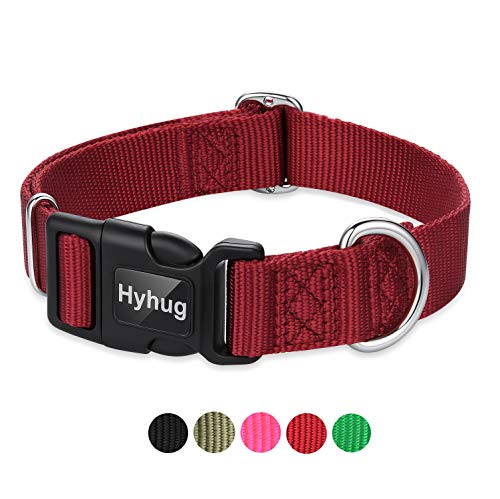 Red Dog Collar for Large Dogs (Large / Red)