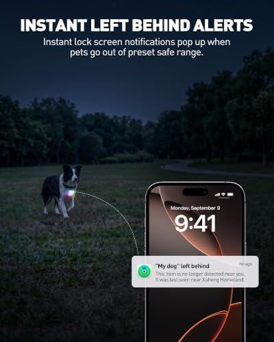 Pet Tracker for Dogs Cats (White)