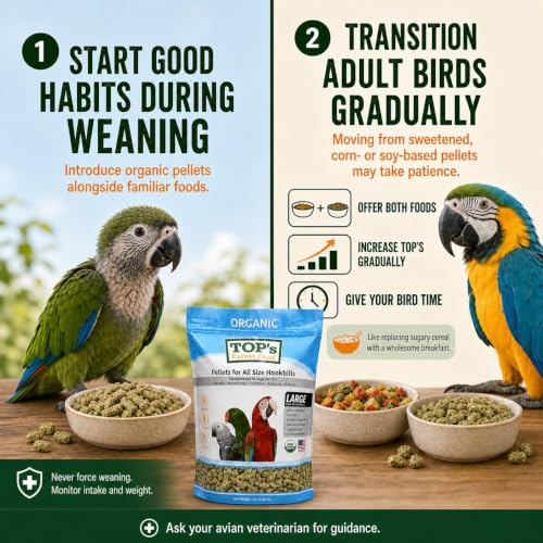 TOP's Parrot Pellets 10 lb (Large Pellets / 10 Pound (Pack of 1))