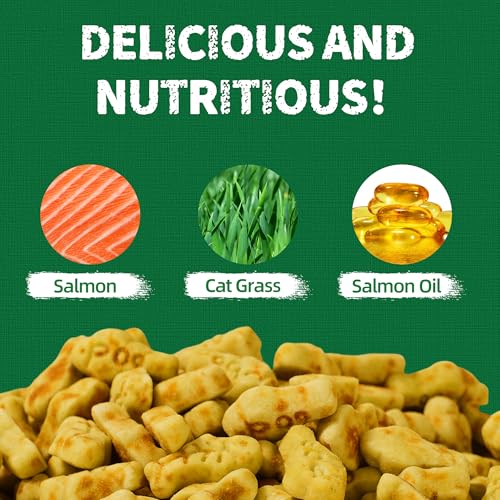36 OZ Cat Grass Treats with Salmon Oil (2.25 Pound (Pack of 1))