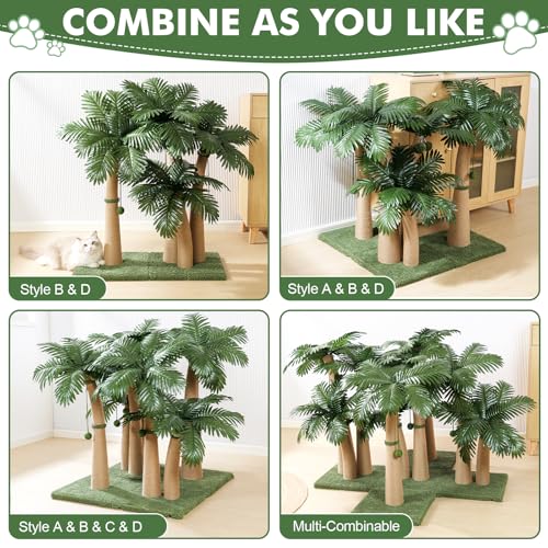 Palm Tree Cat Scratching Post (Style B)