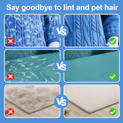 Pet Hair Removal Glove Cat & Dog (Black)