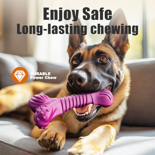 Dog Toys for Aggressive Chewers (purple)