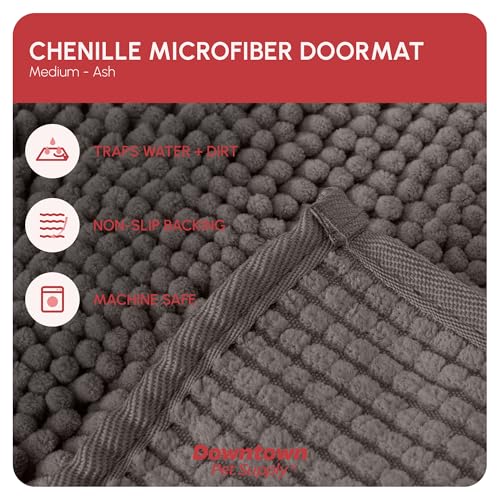 Dog Mud Mat 31" x 20" Ash (31" x 20" / Ash)