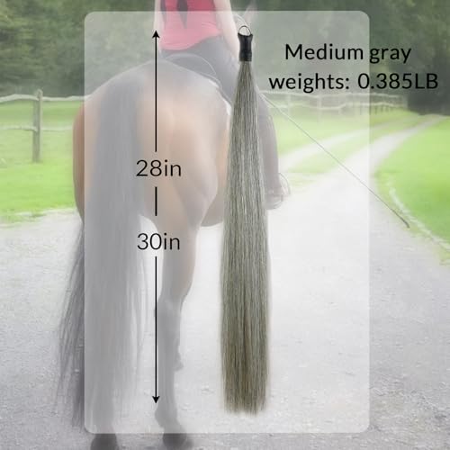 28 30 in Long 3 (3/8 LB Medium Gray - Braided Loop)