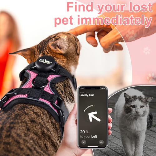 Cat Harness and Leash for Walking (XS / Pink)