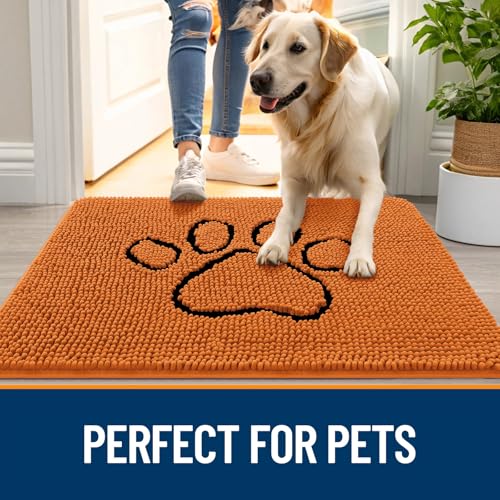 Dog Door Mat for Muddy Paws 36x24 (Clay / 36" X 24")