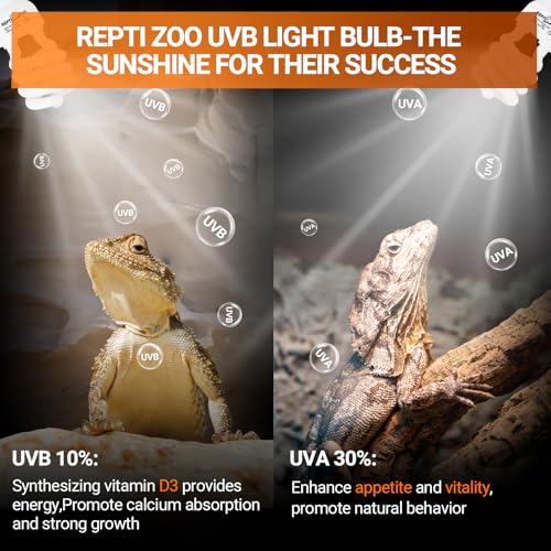 UVB Light for Desert Reptile 2 Pack (10.0 26W)