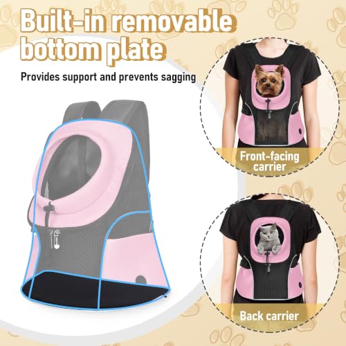 Pet Dog Carrier Backpack (Pink)