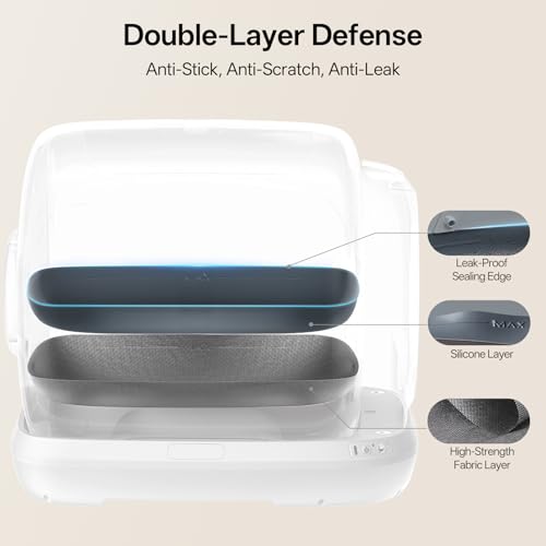 XXXL Self Cleaning Litter Box (White-C41)