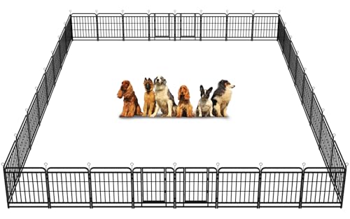 Heavy Duty Dog Playpen 32 Steel Panels 32" Height (27"W x 32"H)