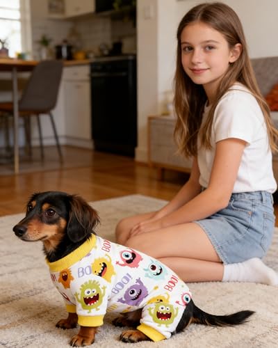 4 Pack Bee Dog Pajamas for Medium Dogs (Large)