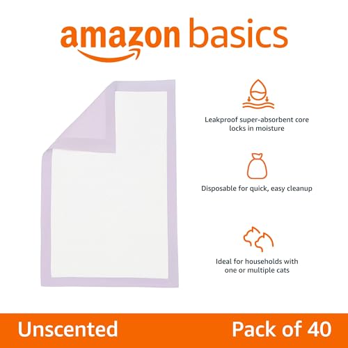 Cat Pee Pads Super Absorbent (40 Count)