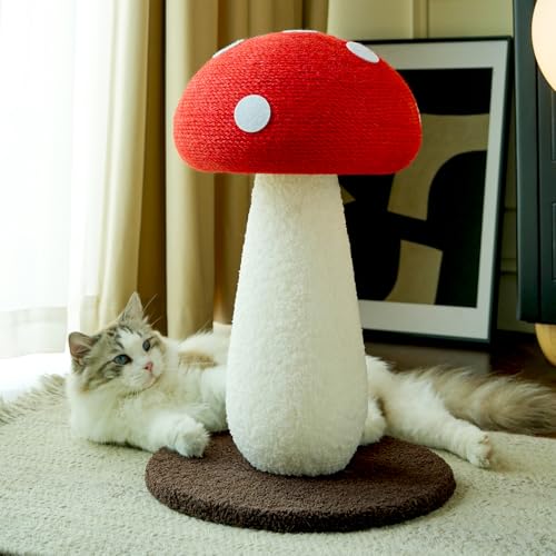 Whimsical Mushroom Scratcher (Red / Medium)