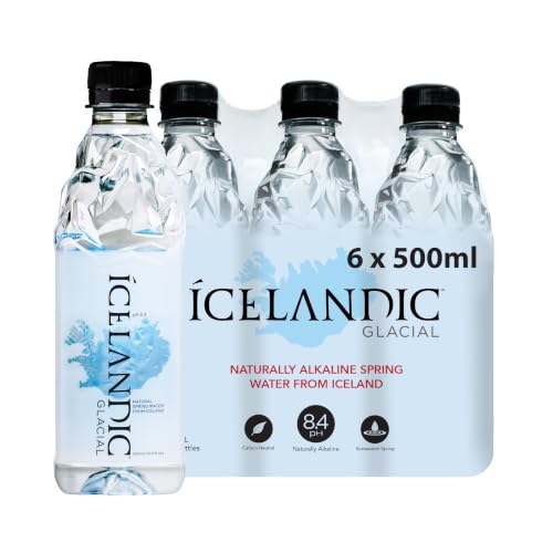 Water, 500mL (Pack of 6) (16.9 Fl Oz (Pack of 6))