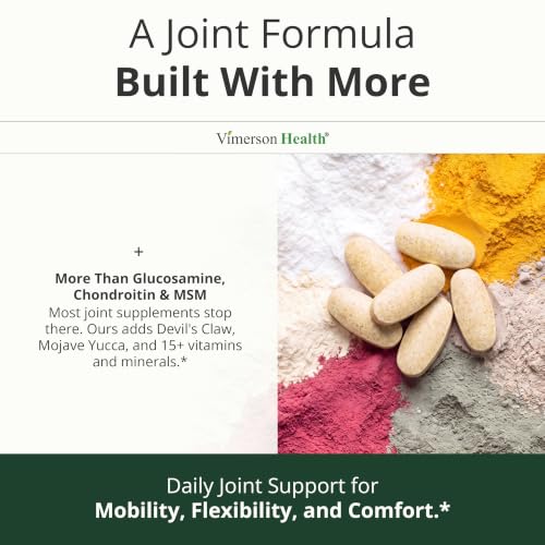 Glucosamine Chondroitin MSM Joint Supplements for Women and Men