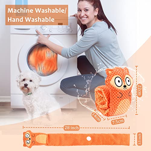 Squeak Dog Puzzle Toys IQ Training (Fox)
