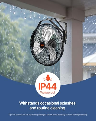 Wall Mount Fan (18 Inch / Waterproof)