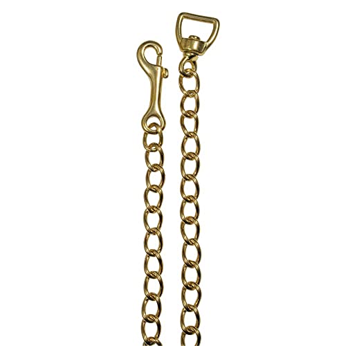 Heavy Duty Solid Brass Chain for Horses (30")