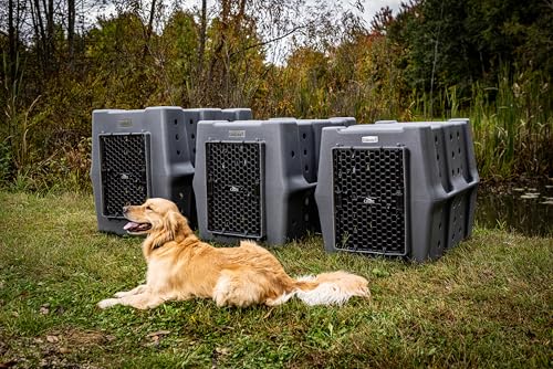 Dakota 283 Canine Rough and Tough Economy Dog Crate (Medium / Coyote Granite)