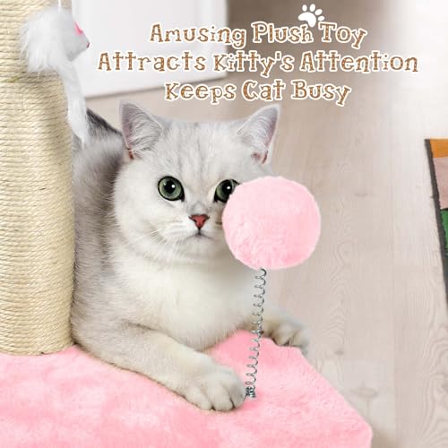 32" Tall Sisal Cat Scratching Posts Tree for Indoor Cats Adults