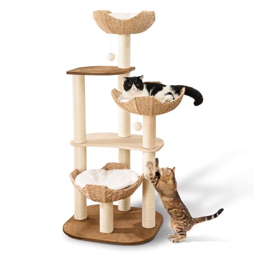 54 Inch Modern Cat Tree Tower