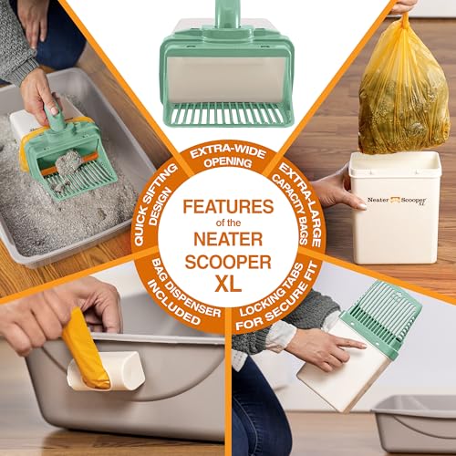 Neater Scooper XL Cat Litter Scoop (Green / XL - 195 Bags)