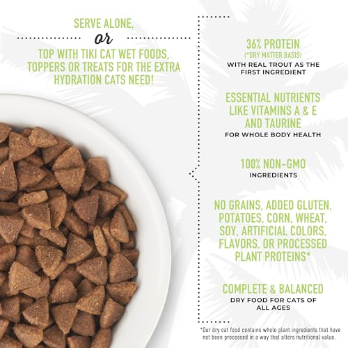 Tiki Cat Indoor Health Dry Cat Food