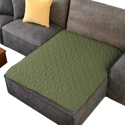 Pet Bed Cover Dog Bed Blanket for Sofa and Furniture Waterproof New Pattern Design (40x50 Inch (Pack of 1) / Green)