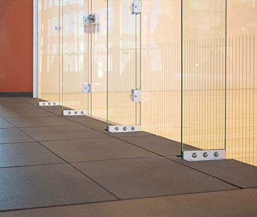 Extreme Rubber Gym Tiles (10 Tile Pack (Covers 40 Sq Ft) / 10% Blue)