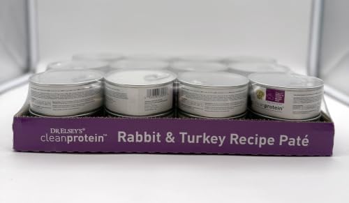 cleanprotein Rabbit & Turkey Recipe Wet Cat Food (5.3 Ounce (Pack of 24))