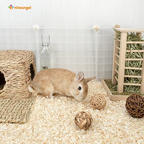 65L Aspen Shaving Hamster Beddings for Syrian Dwarf Hamster Gerbil Mice Degu Rat Rabbit Bunny Guinea Pig Chinchilla Hedgehog or Other Small Pets (65L - 8 mm)