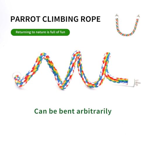 24 Inch Bird Perch Rope (polychrome / Medium)