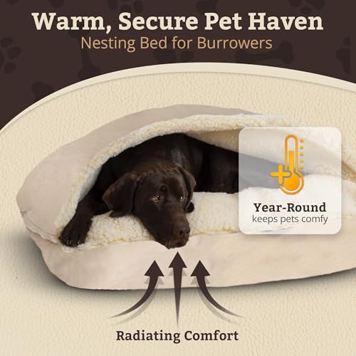 Rectangle Cozy Cave Dog Bed (Buckskin / Small)
