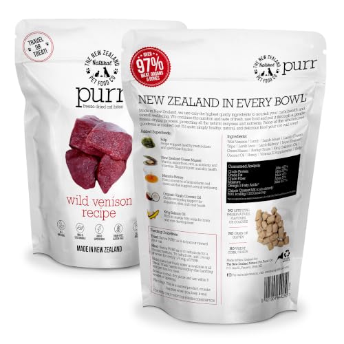 Purr Wild Venison Freeze Dried Recipe (1.76 Ounce (Pack of 1))