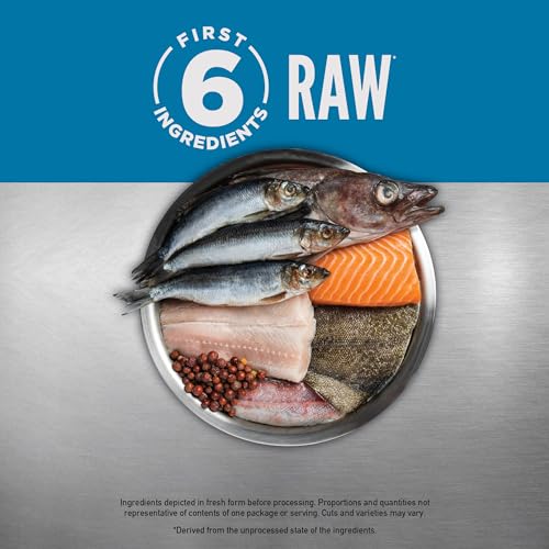 Grain Free WHOLEPREY Dry Cat Food Six Fish Recipe 12lb Bag (12 Pound (Pack of 1))