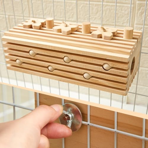 12x5x4 Macaw Toys Natural Wood Bird Chewing Block Large Parrots
