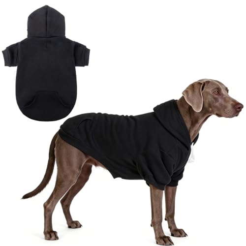 Basic Dog Hoodie (Black / X-Large/XX-Large)