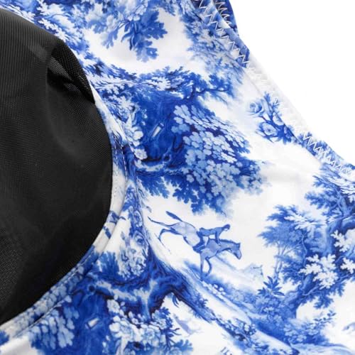 Lycra Horse Fly Mask w (Equestrian Toile / Cob)