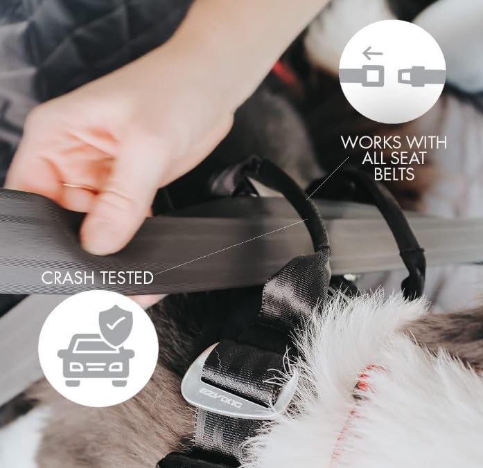 Drive Dog Car Harness (Black / Medium)