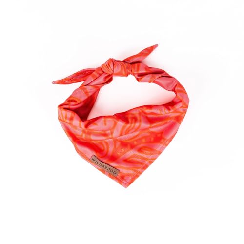 Dog Bandana with Lightweight Quick Drying Poly (Papaya)
