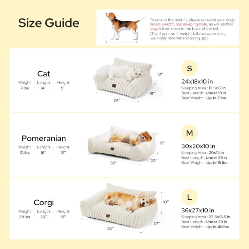 ComfyFleece® Shown on TV Fluffy Cat Couch for Pets (24x18x10" / Blush Pink)