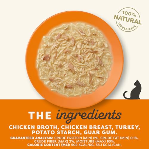 Chicken Breast & Turkey in Gravy Wet Cat Food 24 (2.47 Ounce (Pack of 24))