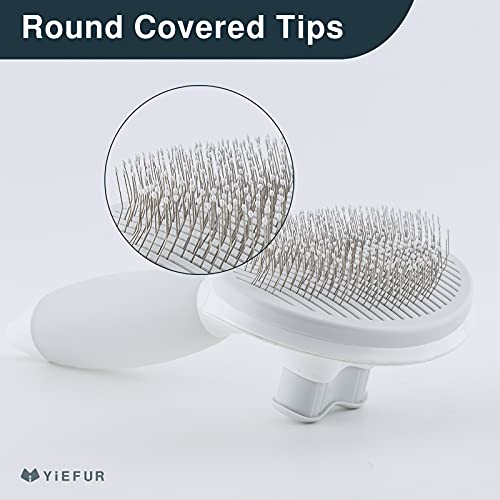 Cat Brush for Shedding (White)