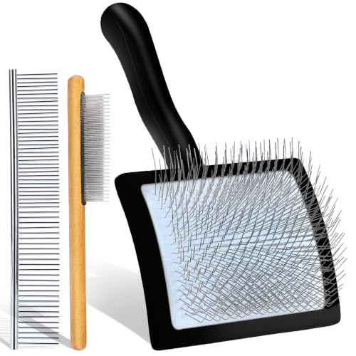 Slicker Brush for Dog (Large / Black)