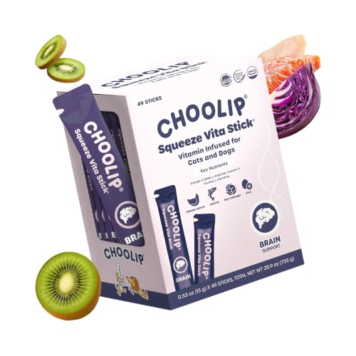 Squeeze Vita Stick Brain Support Lickable Cat and Dog Treats