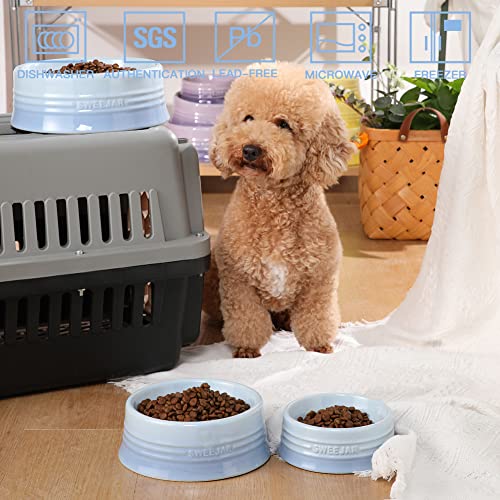 Sweejar Gradient Dog Bowl (Medium (18oz) / Gradient Light Blue)