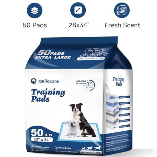 50 Count 28” x 34” XL Disposable Dog Pee Pads (28"x34" - 50 Count)