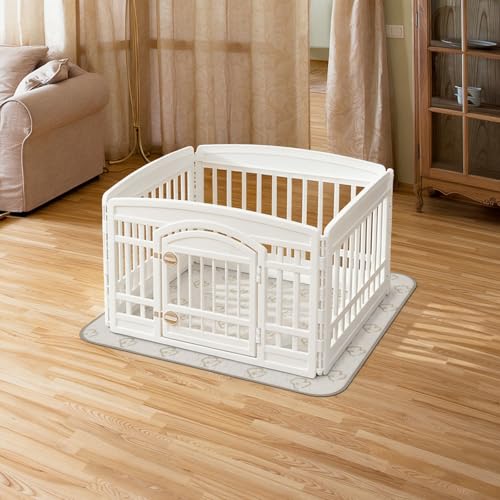 Washable Pee Pads for Dogs (Khaki / 39" Square (2 Packs))