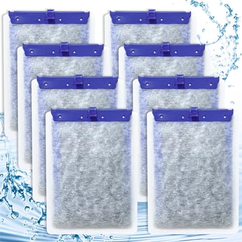 8 Pack Large Filter Cartridges Compatible with Tetra Whisper Bio (Large,8 Pack)